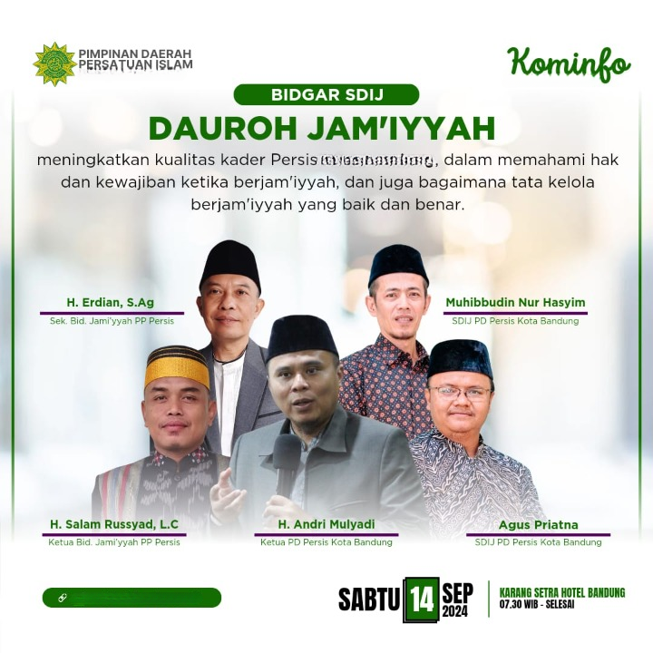 Dauroh Jamiyyah SDIJ PD PERSIS Kabupaten Aceh Tenggara